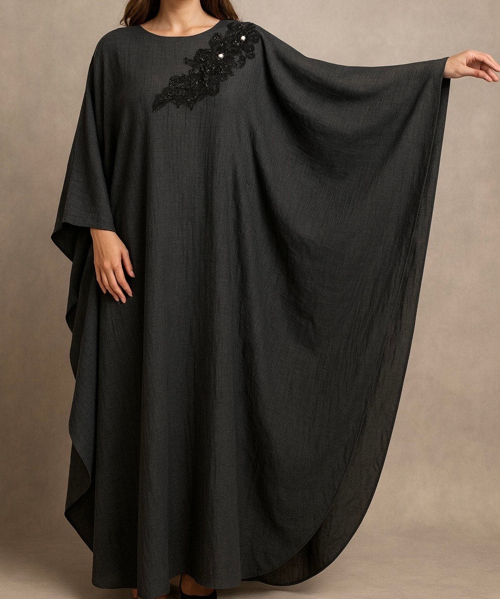 Handmade Luxury Butterfly Abaya